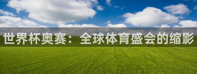 2026年世界杯赛程：世界杯奥赛：全球体育盛会的缩影